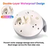 Upgraded Baby Rechargeable Bath Toy with Waterproof Light Up Whale Spray Water Bathtub for Toddlers Kids Pool Bathroom Toys 240408