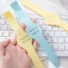 Alarm Clock Bracelet Sticky Note Pads To Do List Paper Wrist Watch Shape Sticky Reminder Adhesive Tearable Sticky Labels Office