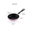 12cm Small Nonstick Frying Pan for Household Fried Egg Pancakes Round Mini Saucepan Hot Sale Pans Cookware Kitchen