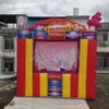 5mLx5mWx3.5mH (16.5x16.5x11.5ft) Inflatable Food Booth Carnival Treat Shop Inflatbale Concession Booth Stalls Station Candy Floss for Children's day