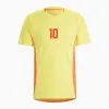 24/25 Colombia James Soccer Jerseys Kids Kit 2025 Columbia National Team Football Shirt Home Set Camisetas 2024 Copa America D.Valoyes Arango C. Chucho Cuadrado