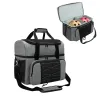 Bowling Bag for 2 Balls,Multi-Pockets Bowling Ball Bag Fits Bowling Shoes, Bowling Ball Bag with Shoulder Strap & Divider