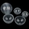 50PCS Clear Can Open Transparency Plastic Capsule Toy Surprise Ball Tiny Container Making Things Model Dollhouse Accessories