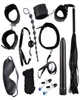 10pcset Vibrator Bondage BDSM Fetisch Maske Sexspielzeug für Paare Analstecker Flirt Handschellenkragen Nippel Klemme Perlen Vibrators9569818