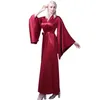 Robe de demoiselle d'honneur de soie élégante élastique comme une robe de bain en satin pour les femmes STRAPE SPIFS GORD