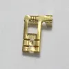 50pcs Copper 6.3 Crimp Terminal 6.3mm Flag Type Uninsulated Spring Connector Right Angle Female Cold Terminal