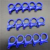 10Pcs/Lot 26mm Colorful Plastic Lobster Clasp Hooks Keychain End Connectors For Jewelry Making DIY Chain Accessories