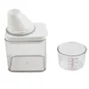 Vloeibare zeepdispenser wassen poedercontainer wasmiddelen 700 ml/1100 ml/1500 ml/1900 ml