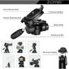 Tripods Zomei Travel Camera Tripé com fotografia panorama de 360 graus, 187cm/ 73.6 polegadas de alumínio de alto suporte para gravação de vídeo