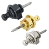 2PCS / Set Guitar Guitar Bass Bass Bouton Bouton Bouton Boutelle rapide Verrouille de guitare à tête ronde Facile à installer pour les verrds de sangle de guitare à tête ronde