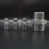 Hydraulic C Type Connector Straight Through Male Thread BSP 1/8 1/4 3/8 1/2 1JG 74 External Cone/British Pipe Fittings Adapter