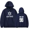 Hot Sale Men Hoodie Kpop Astro Star Group Sweat à capuche imprimé Moletom Harajuku Sweat-shirt Casual Pullor Sweatwear Streetwear Veste