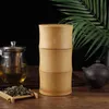 Jarros de comida de alimentos alimentos naturais de bambu storee box spice spice store box box de chá recipientes de cozinha de jar de oranizador ecológico ecológico L49