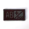 Type patch tactische geneeskunde haak militaire borduurwerk bloedlus o een bloedbadge kleding rugzaks leger patches embleem