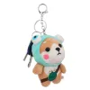 Corgi Dog Key Chain Hanger Puppy Plush Doll School Bag Hanger Shiba Inu Leuke rugzakspeelgoed Keyring