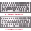 Accessories BGKYPRO PC Material Positioning Board Plate Support ISO ANSI For GH60 PCB 60% Keyboard DIY left shift 64 GK61X/GK64X