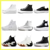Designer sneakers canvas skor män plattform kvinnor skor tjocka botten casual skor 1970 -talet klassisk 70 trippel svart vit bekväm plattskor
