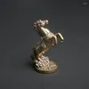 Necklace Earrings Set Brass Steed Stepping On Yuanbao Desktop Immediately Rich Zodiac Horse Budas Decorativos Figuras