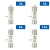 1PC 500V 10 * 38mm 2A 4A 6A 10A 12A 16A 25A 32A DC PV ALLIAGES DE FUSE SOLAIRE MÉTALES POUR LA PROTECTION SYSTÈME SOLAIRE