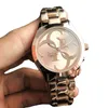 Отличные женские дизайнерские наручные часы Бриллианты Водонепроницаемые леди кварц часов Quartz Watch Watch for Women Dials Crystal Style Metal Steel Band Watch