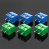 20st/Lot KF301-2P KF301-5.0-2P KF301 Skruv 2PIN 5.0 mm RACH PIN PCB SCREW Terminal Block Connector Blue and Green