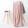 Towel Solid Color Large Bath Coral Fleece Fabric Towels High Quality Bathroom Hanging Soft And Comfortable Home Gift