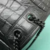 Flap bag Designer Crossbody bag 21cm Calfskin Alligator Commuter bag 10A Mirror 1:1 quality Luxury Handbag Chain bag Shoulder bag Messenger bag With box WY037B