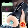 App Automatisch saugt männliche Masturbationsbecher -Vibration erhitzte Vagina Blowjob Masturbator Machines Sexspielzeug Erwachsene Waren für Männer 240402