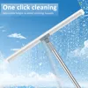 Magic Cleaning Brush with Adjustable Long Handle 180° Rotatable Silicone Floor Squeegee for Household Window Glass Bathroom New