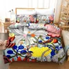 Bedding Sets Floral Set Adult Comforter Cover Flower Printed Duvet For Bedroom Decorativ Quilt/Blanket Cover&Pillowcase