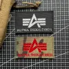 ALPHA Industries Banda braccio riflettente Hookloop Morale badge Military Patch Backpack Adesivo Emblema accessorio tattico