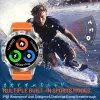 Montres Lemfo 400mAh Montres intelligentes pour hommes 7 jours Life de batterie étanche K52 Smartwatch Bluetooth Call Fitness Tracker 1,39 "360 * 360 HD