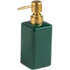 Liquid Soap Dispenser Creative Ceramic Lotion Bottle Hand Sanitizer Press Desinfectant badrumstillbehör