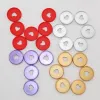 Stacheln 200pcs 35 mm Pilzscheiben -Binder Planer Binder Ringe Notebook -Bindungsring -Bindemittel -Discs 360 Grad Faltbare Bürovorräte