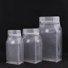 Stobag 20pcs Sac d'emballage de grains de café givré transparent avec soupape scellé pour les noix de poudre