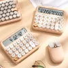 Boutique Stationery Small Square Calculator Student Voice Computer Machine Office Taschenrechner Großer LCD Dual tragbar