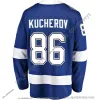 Tampa Custom Bay Lightning Hockey Jerseys 81 Erik Cernak 41 Mitchell Chaffee 10 Anthony Duclair 24 Matt Dumba Nick Perbix Haydn Fleury Luke Glendening Brandon Hagel