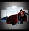 Amanecer Justicia v Superman Batma5 Pieces Canvas Prints Wall Art Oil Painting Home Decor Unframedframed1795067