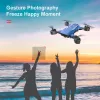 Drones F84 RC Drone WiFi FPV Camera 4K HD Altitude Hold Foldable Drone Helicopter OneKey Return RC Quadcopter High Quality Dron Gifts