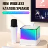 5W Karaoke Bluetooth haut-parleur KTV Microphone Ambient Éclairage 5W Sound stéréo de haute qualité Microphone pour enfants K18