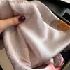 Lenços moda % real lenço de seda mulheres xales envoltórios para mulheres lenços de ladras