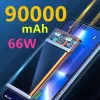 90000mAh Mini Power Bank Portable Charger Fast Charging External Battery with LED Night Lamp For iPhone Xiaomi Outdoor Charging