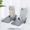 Creative Coffee Drink Cup Holder Table Side Water Cup Shelf Office Desktop Computer Desk Fixed Cup Holder Desk Storage Clip