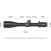 Spina Optics 6-24x50 FFP Red Riflescope 1/8 MOA MIN Focus 10yds Hunting Rifle Scope.