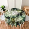 Table Cloth Dandelion Tablecloth Vintage Print Protection Round Cover Graphic For Home Picnic Events Party