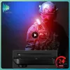 Blue Blue Tactical Tactical Police Lampe de poche USB Ciclisme rechargeable AVERTISSEMENT AVEC CLIP BOKE TILLIGHT LIGHT 2023