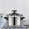 Cântula de pressão Cântula Lock de segurança de cozimento quente com botão seguro para todos os tipos de hob universal fáceis a profunda pan de pressão