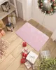 Tappeti natalizi rosa rosa fiocchi di neve portiere decorazione casa moquette navidad ornament regali regali di tappeto per decorazioni per feste di Natale tappetino