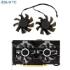 パッド2PCS/ロット冷却ファンGEFORCE GTX 1660 TI RTX 2060 GPUファンINNO3D RTX2060 GTX1660TI GPUクーラーファン