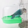 Andere Vogelversorgungen Badbox Budgie Hängende Sittiche Lovebirds Cockatiel Papageienbadewanne Badewanne